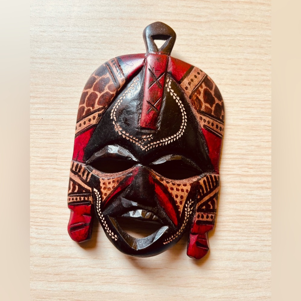 Handcrafted Tribal Mask Wall Art